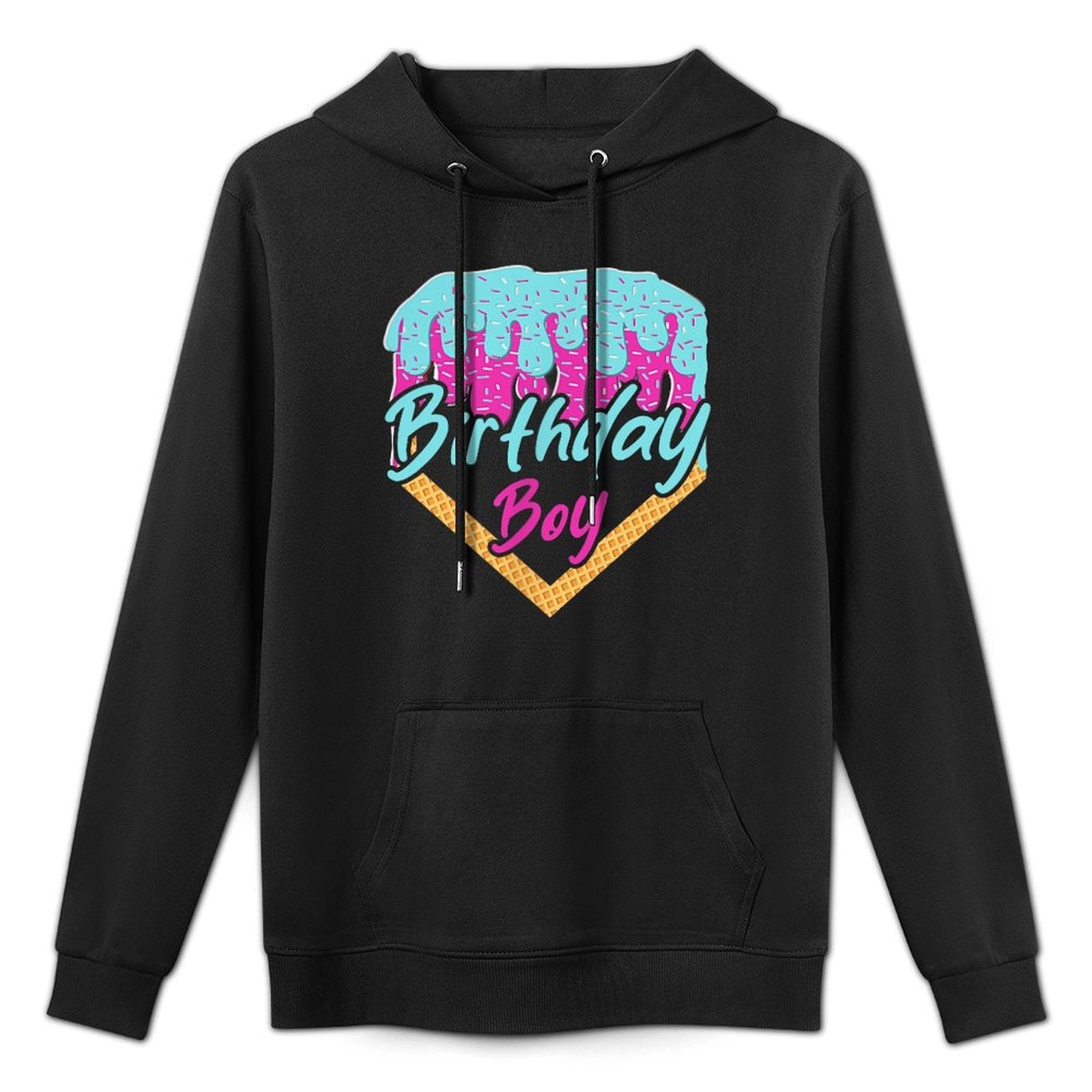 Baseball 6 Year Old Ice Cream Drip 6th Birthday Boy Number 6 All-Day Comfort Hoodie
