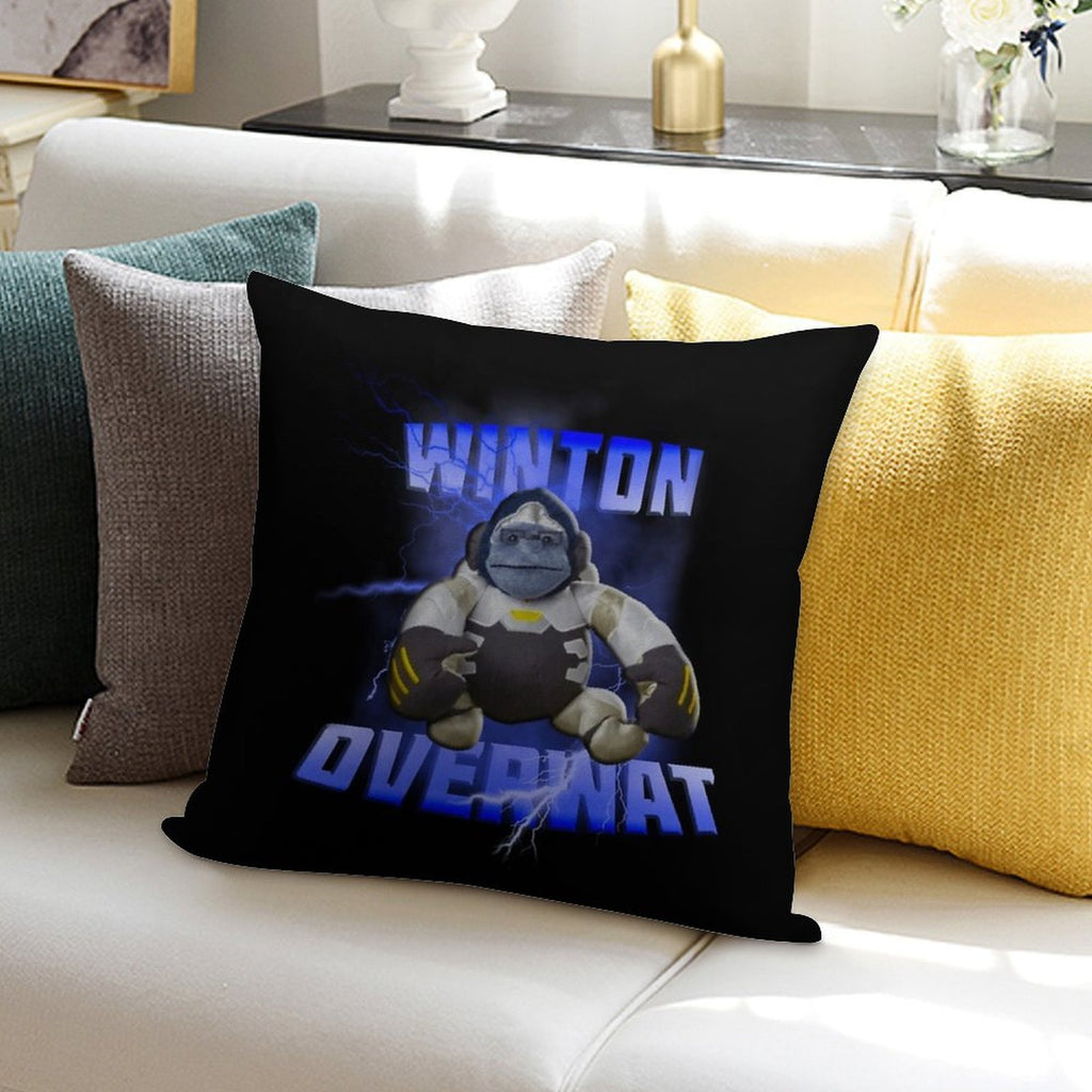 Winton Overwat Meme Soft Skin-Friendly Throw Pillow