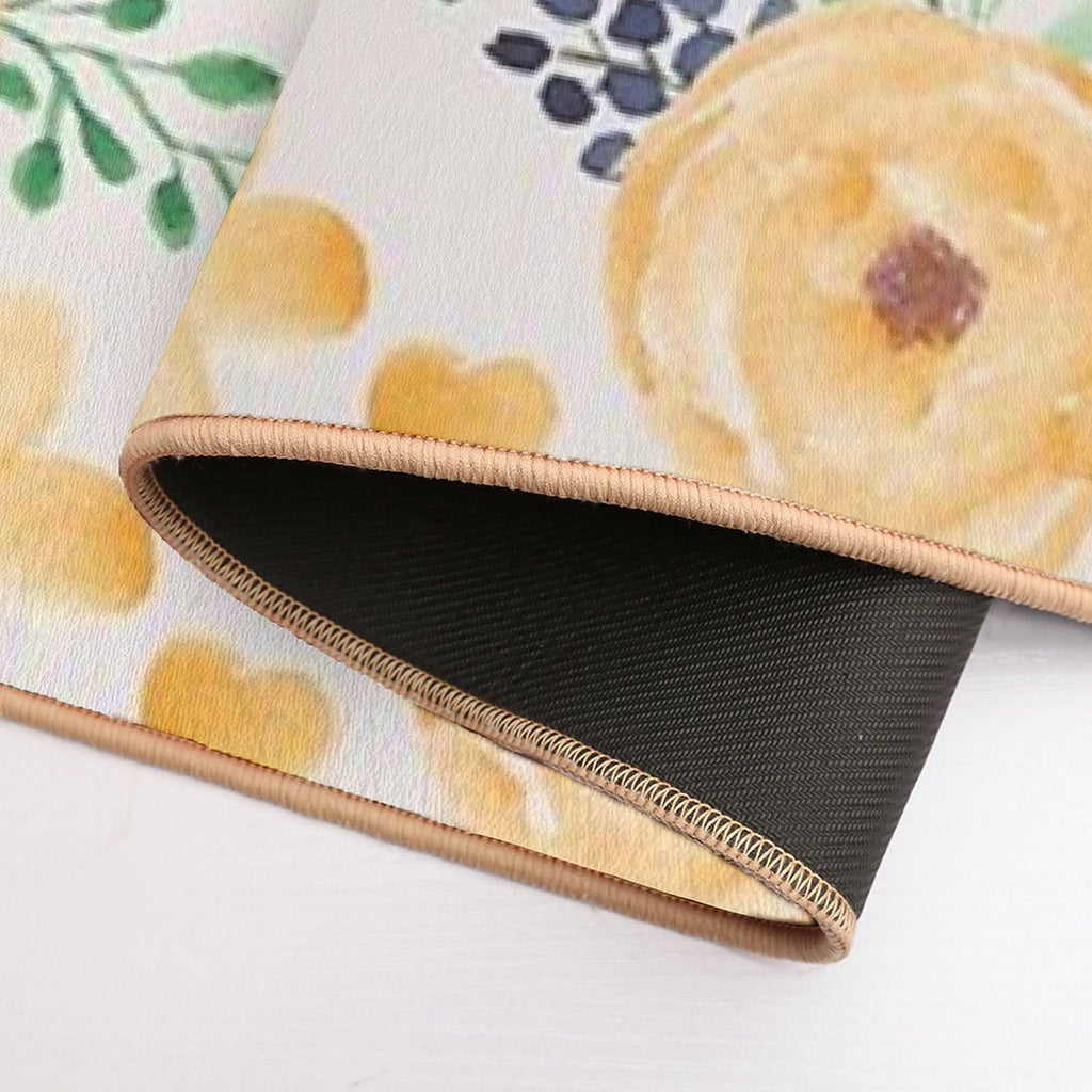 Flower Pattern - Floral 23  Slip-Resistant Bath Mat