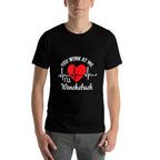 Wink at Me Ill Wenckebach Funny Heart Rhythm Cardiology Pun  Oversized Silhouette T-Shirt