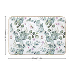 Miniature Garden with Petals  Absorbent Bath Mat