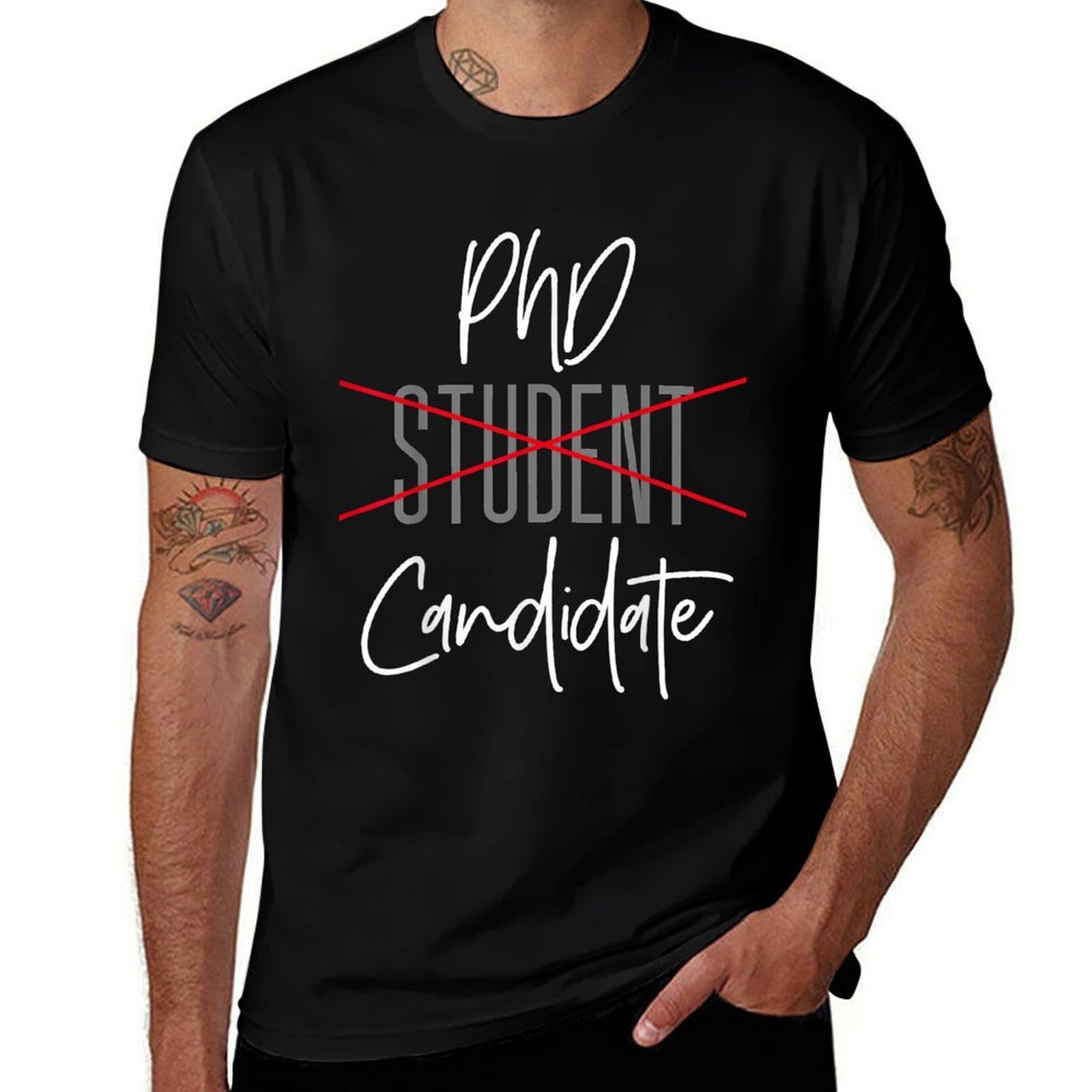 Funny PhD Candidate Not Student Doctorate Degree Grad School  Classic T-Shirt