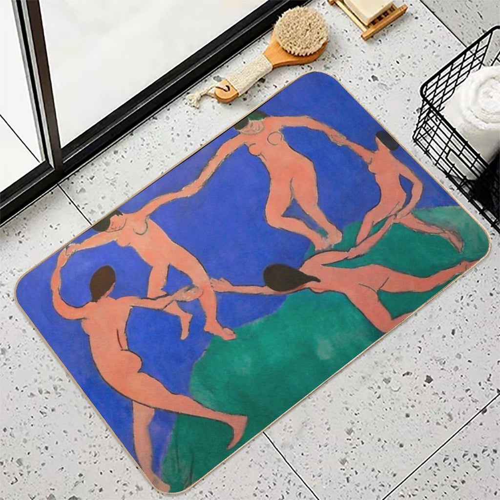 Henri Matisse La Danse (I) by Matisse Dance (La Danse)  Dirt-Trapping Bath Mat