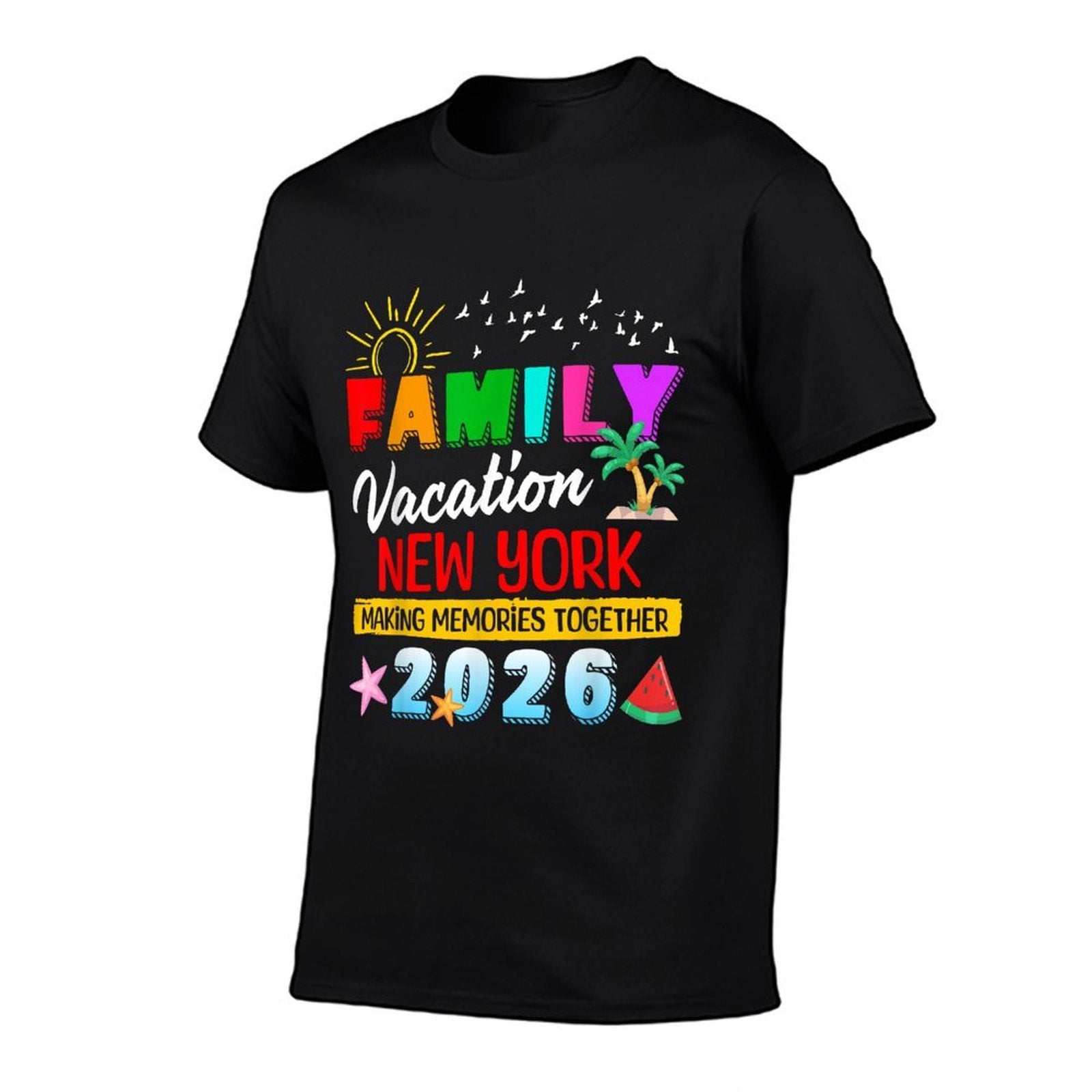 New York Family Vacation 2026 Making Memories Reunion Trip  Cotton T-Shirt