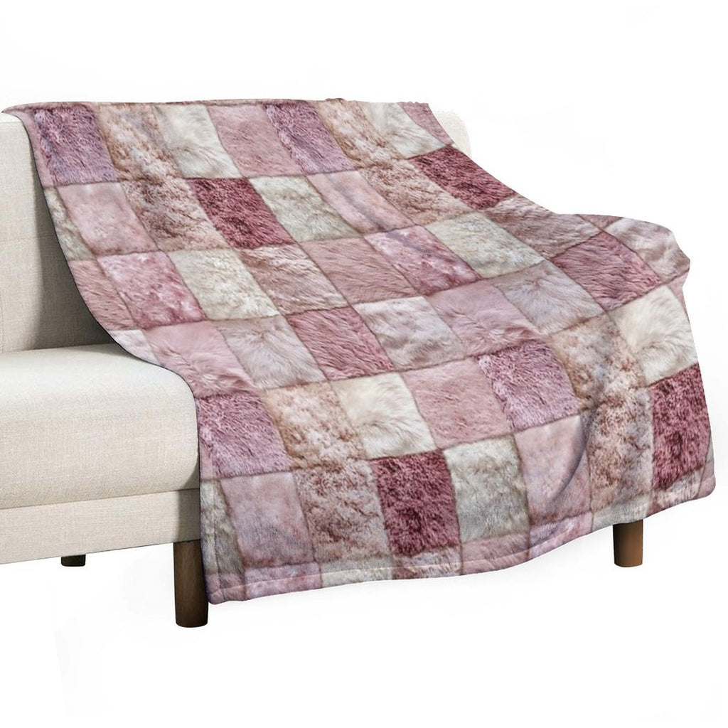Soft And Plush Textures Wrinkle-free Throw Blanket