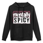 Mentally Spicy Sarcastic Humor Mental Health Anxiety Meme Kangaroo Pocket Hoodie