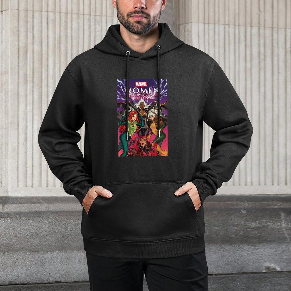 Marvel Women of Marvel Storm Rogue Jean Grey Scarlet Witch Versatile Streetwear Hoodie
