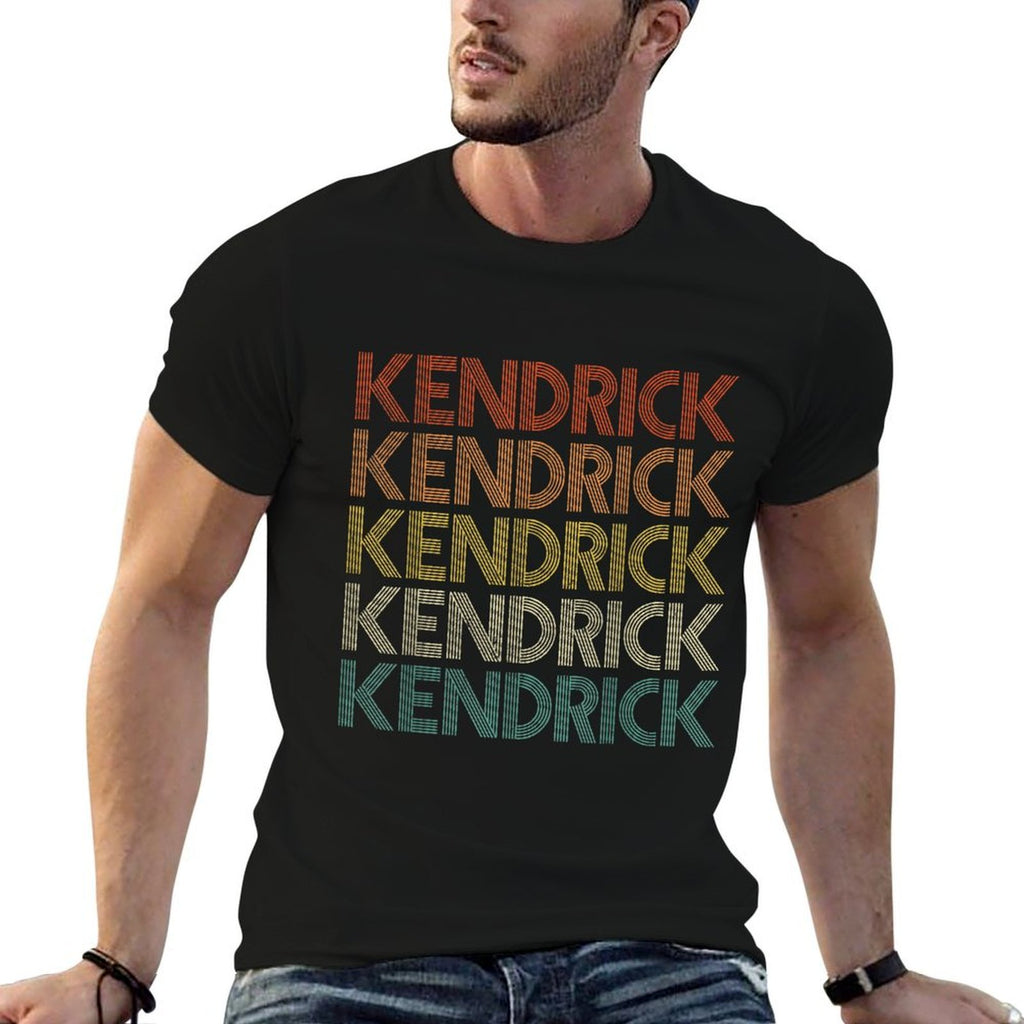 Kendrick-Tshirt Gifts Unisex-Adults Retro Black Small Crew Neck  Stretchy T-Shirt