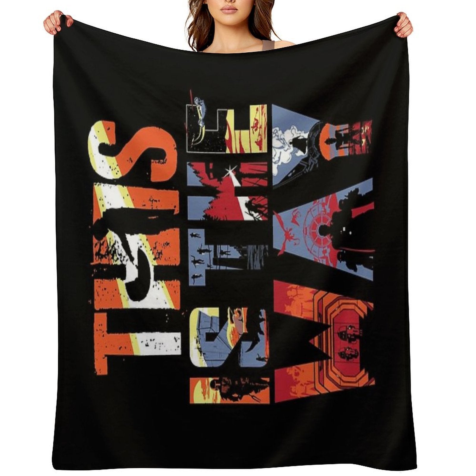 The Magnificent 8 Comfort Throw Blanket