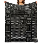 Music Producer Audio Engineer Recording Studio DJ Sound Guy Velvety-soft Throw Blanket