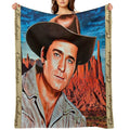 Clint Walker,Cheyenne Bodie 1960's TV Eco-conscious Throw Blanket