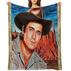Clint Walker,Cheyenne Bodie 1960's TV Eco-conscious Throw Blanket