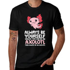 Axolotl Love Always Be Yourself Unless You Can Be An Axolotl  Oversized Silhouette T-Shirt