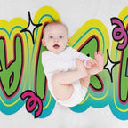 “Pants” in Korean – On A T-Shirt (Yes, Really) Velvety-soft Throw Blanket