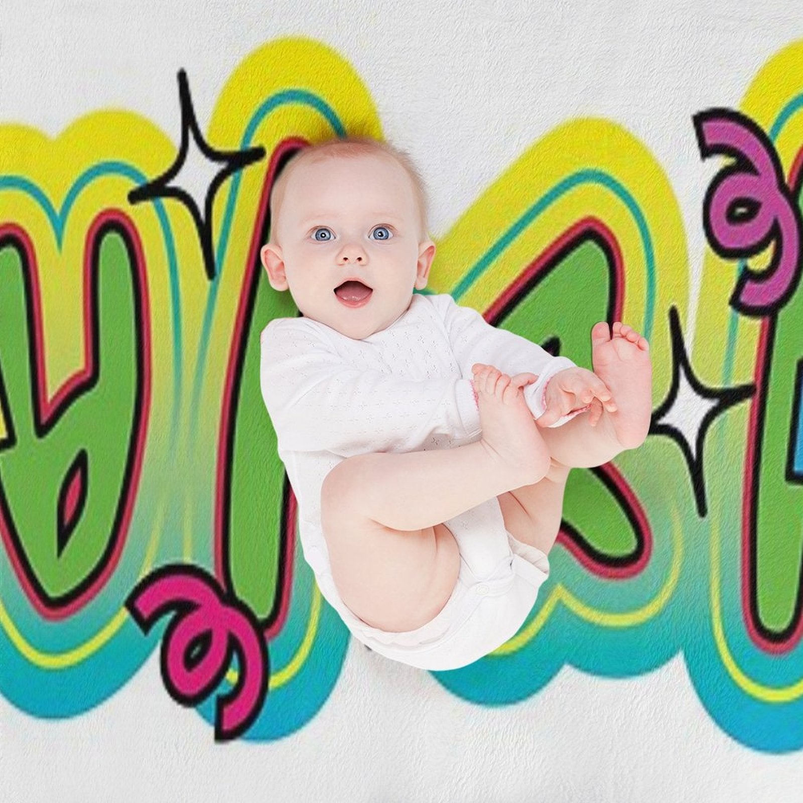 “Pants” in Korean – On A T-Shirt (Yes, Really) Shrink-resistant Throw Blanket