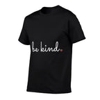 Womens Be Kind - Rainbow Heart Kindness Gift  Lightweight T-Shirt