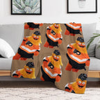 Gritty Mascot Shirts All-season Throw Blanket