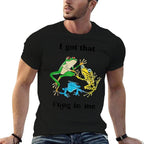 I Got That Frog In Me Funny For Men Women  Summer-ready Fabric T-Shirt