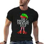 Physical Therapy Elf Funny Matching Pajama Group Christmas  Affordable Price T-Shirt