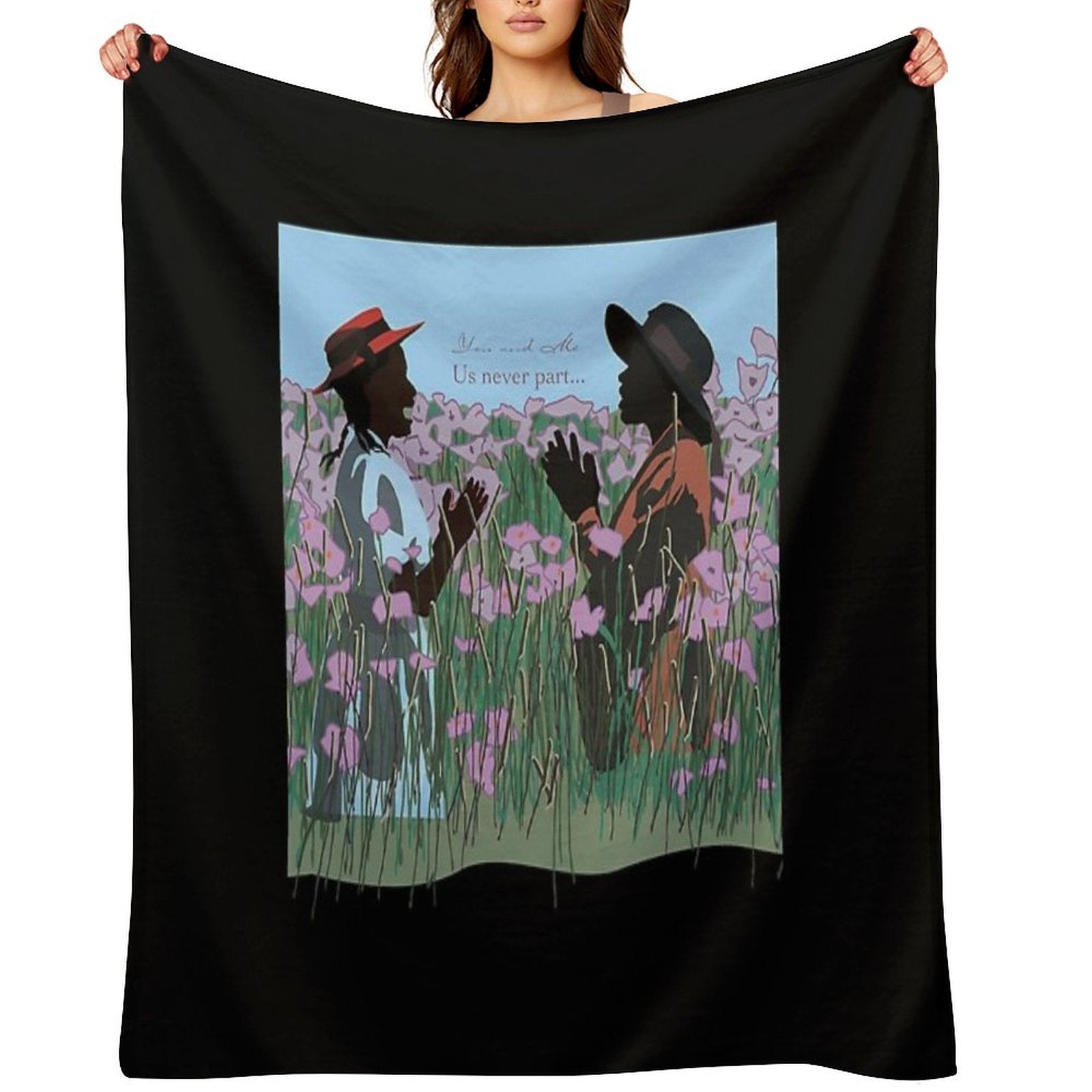 The Color Purple Movie Art - Sisters Play Gift-ready Throw Blanket
