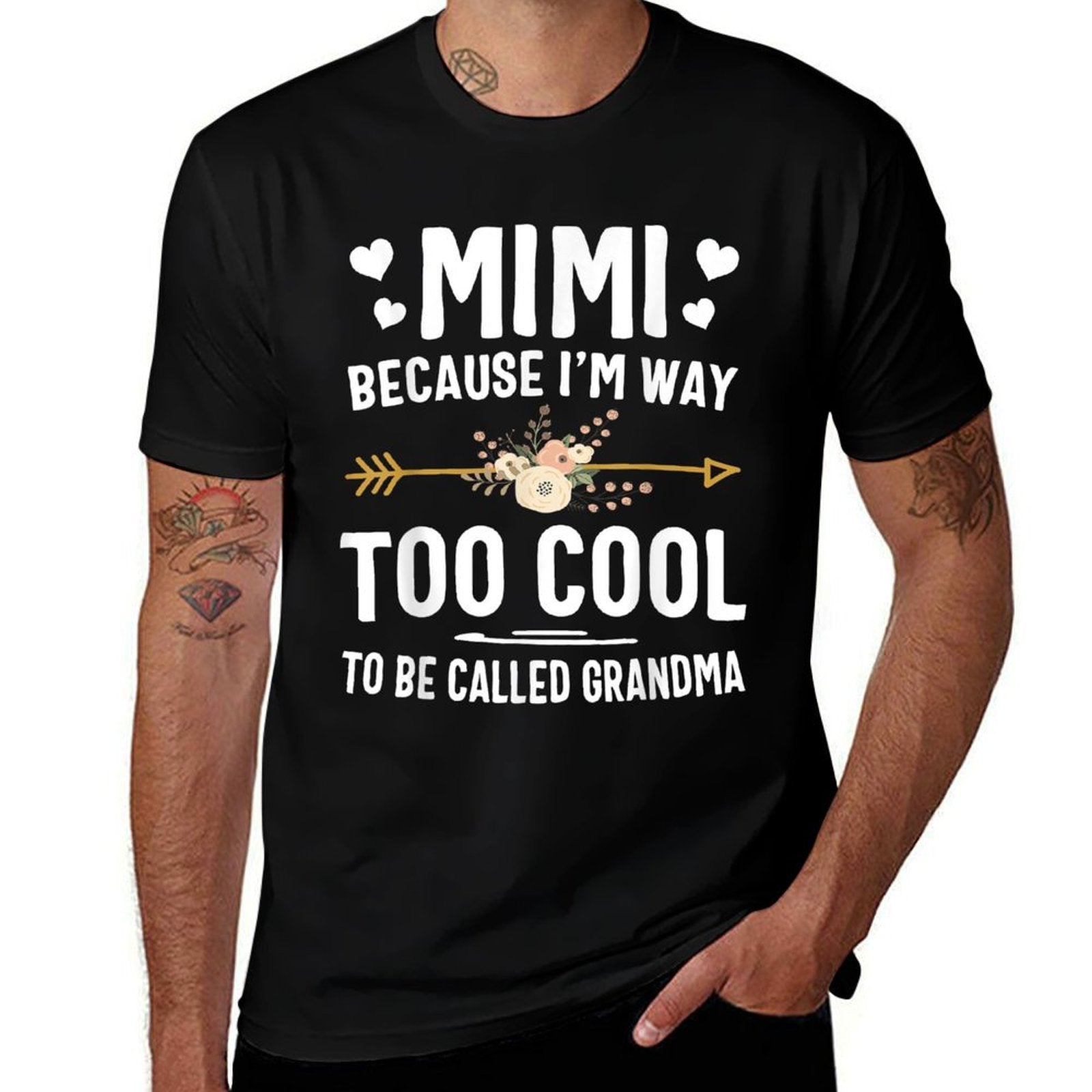 Mimi Because Im Way Too Cool To Be Called Grandma Gifts  Easy-care T-Shirt