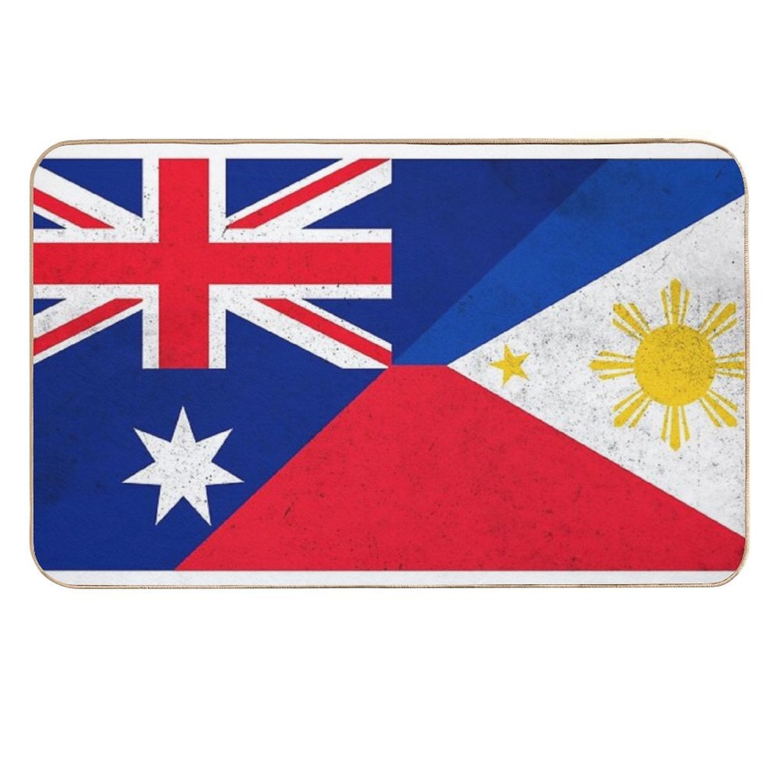 Filipino Australian  Stain-Proof Bath Mat