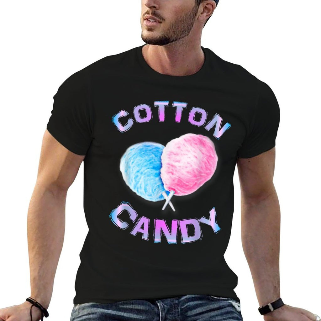 Cotton Candy Sticks Cones Floss Sweet Tooth Candy Fun Gifts  High-quality Stitching T-Shirt