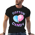 Cotton Candy Sticks Cones Floss Sweet Tooth Candy Fun Gifts  High-quality Stitching T-Shirt
