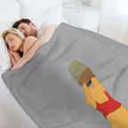 Pooh Bear ) Plush Throw Blanket