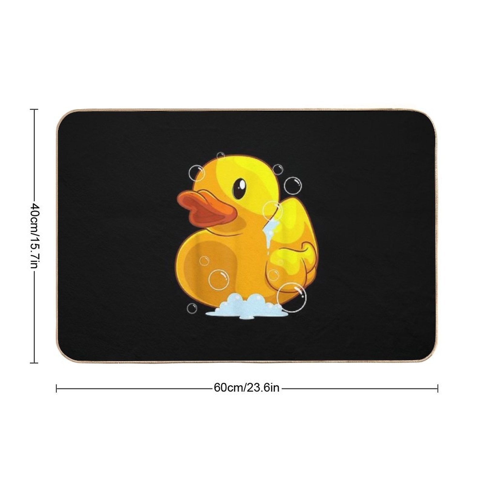 Rubber Duck Gift Toddlers Duckling  Odorless Bath Mat