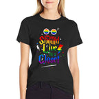 No One Should Live In A Closet LGBT Gay Pride  Summer-ready Fabric T-Shirt
