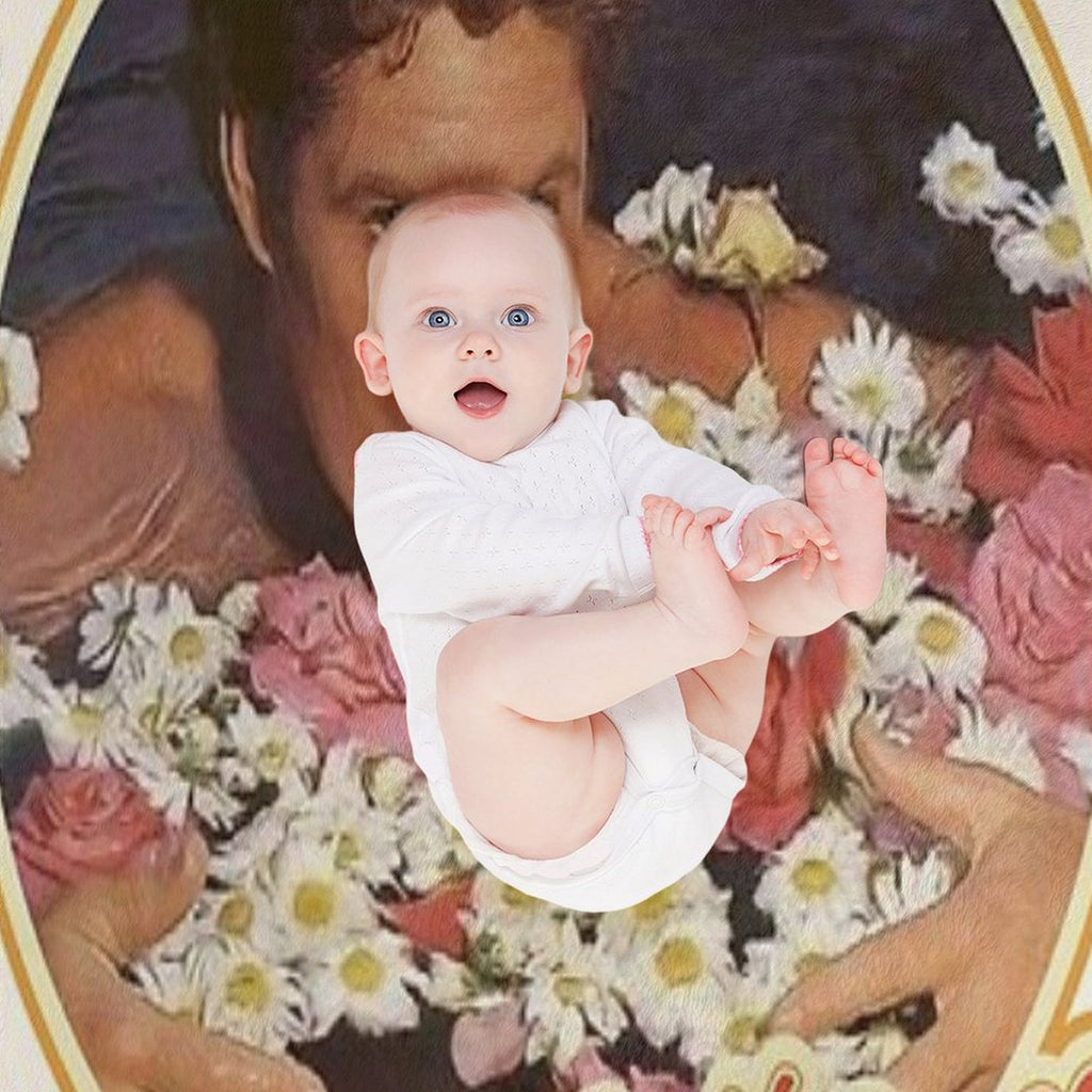 The Hoff Loves You Sustainable Throw Blanket