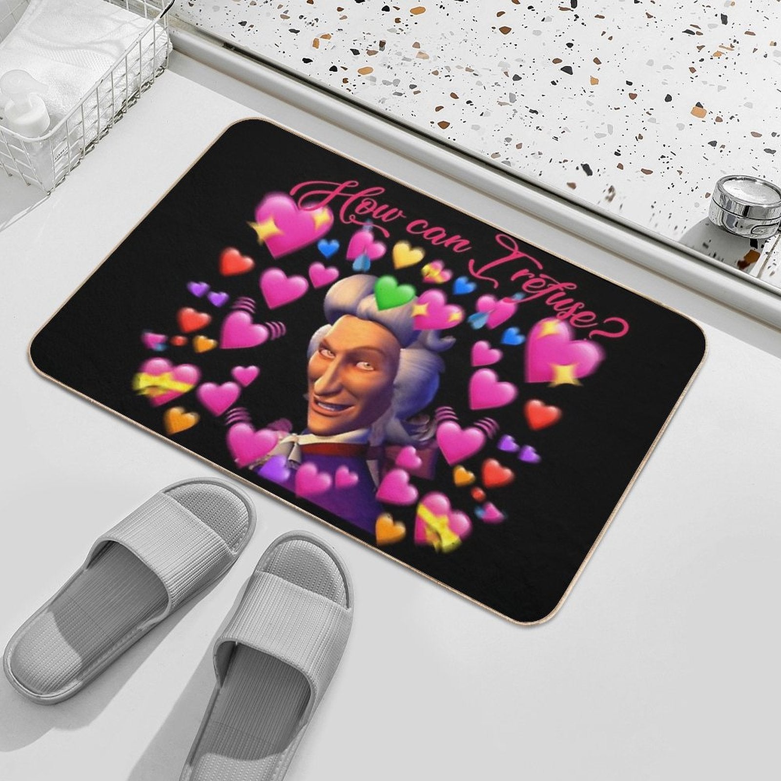 Prince Boss Preminger  Slip-Resistant Bath Mat