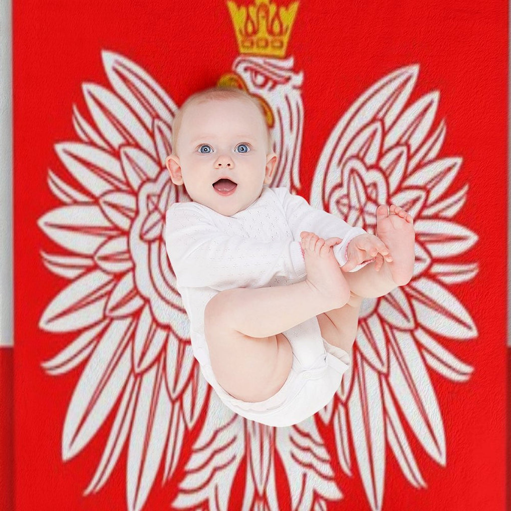 Poland Polska Polish Flag Versatility Throw Blanket