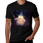 Wizard Cat Weird Funny Halloween Cat Meme  Tagless Design T-Shirt