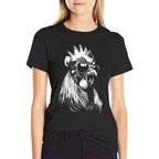 Rooster Chicken Sunglasses  Trendy Pattern T-Shirt