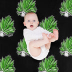 Leaf Sheep Ocean Sea Slug Cute Marine Life Biology Kawaii Graphic Lightweight Throw Blanket