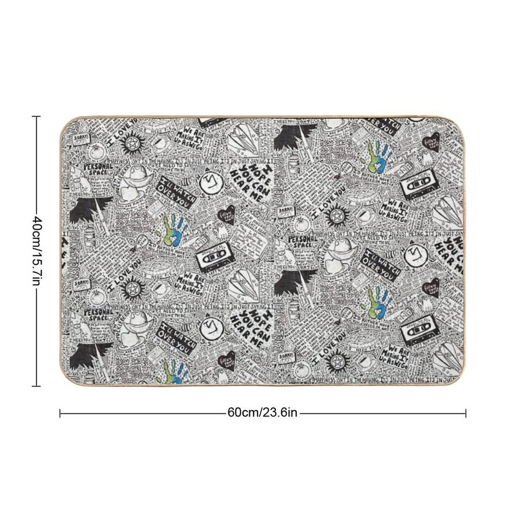 Deancas  Repositionable Bath Mat
