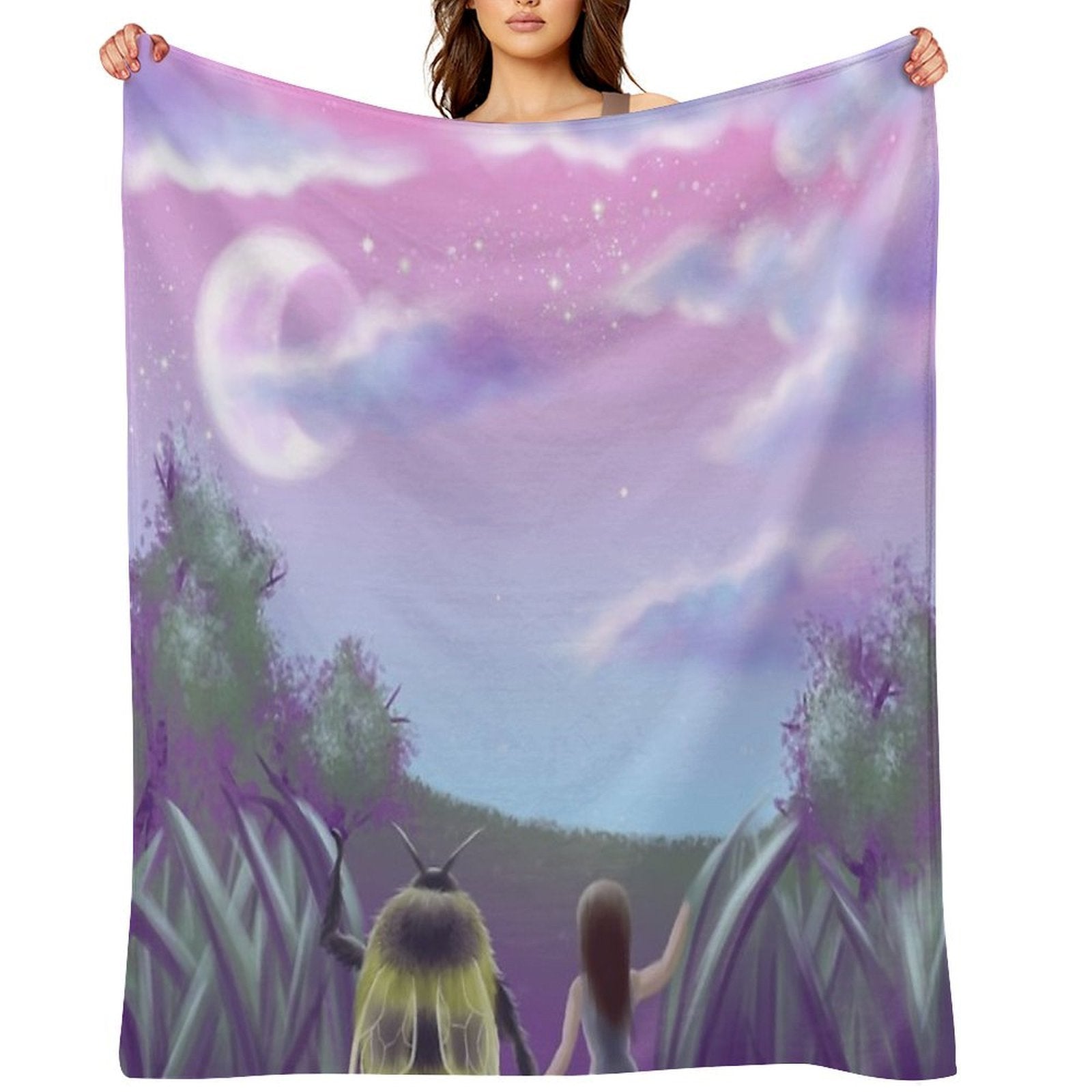 Bee Friend Comfort Throw Blanket