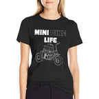 Minibike Mini Motorbike Funny Pocket Bike  Wrinkle-resistant T-Shirt