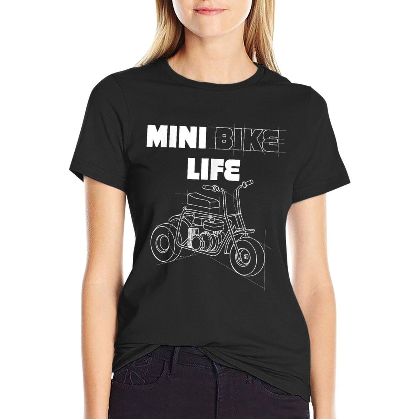 Minibike Mini Motorbike Funny Pocket Bike  Wrinkle-resistant T-Shirt