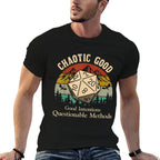 Chaotic Good Intentions Questionable Methods  Lightweight T-Shirt