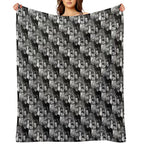 Monsters By Moonlight - Seamless - Updated 7th May 2020 with Better Quality Images. Shrink-resistant Throw Blanket