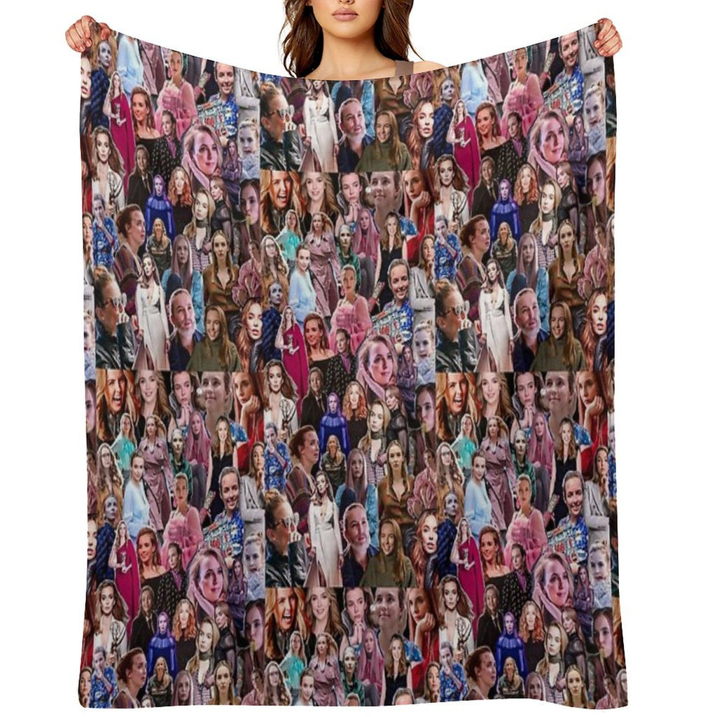 Villanelle Collage Lightweight Throw Blanket