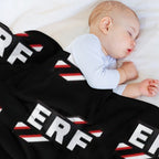 ERF Vintage Lorry Logo Easy Care Throw Blanket
