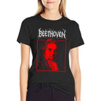 Beethoven Death Metal, Goth Classical Music Composer Meme  Affordable Price T-Shirt