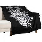 Sillhouette Retro Rapper 90s Durable Throw Blanket