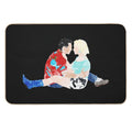 True Romance Watercolour Art  Slip-Resistant Bath Mat