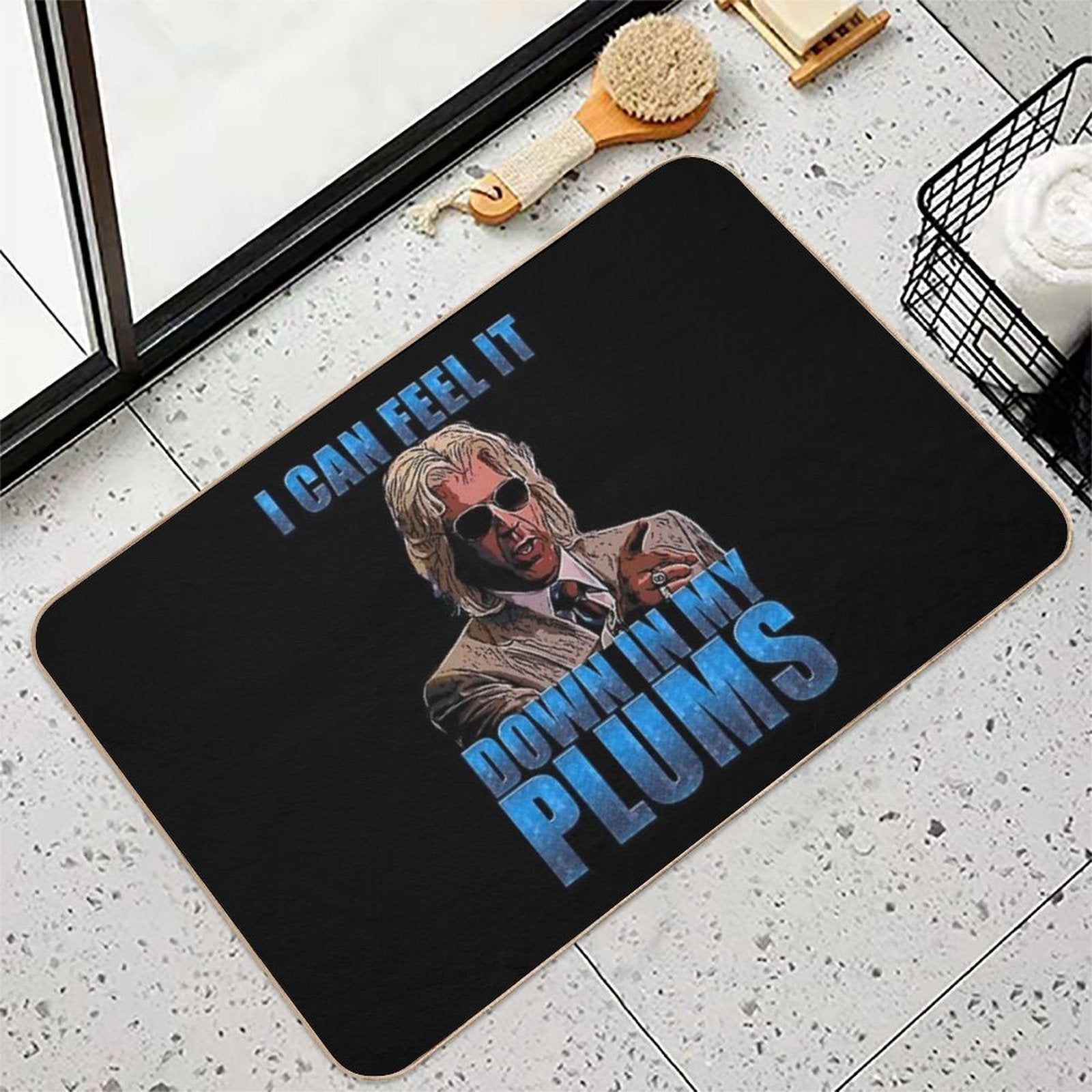 I Can Feel It in My Plums  High-Traffic Bath Mat