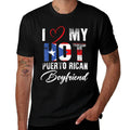 I Love My Hot Puerto Rican Boyfriend Proud Puerto Rican  Vintage-inspired T-Shirt